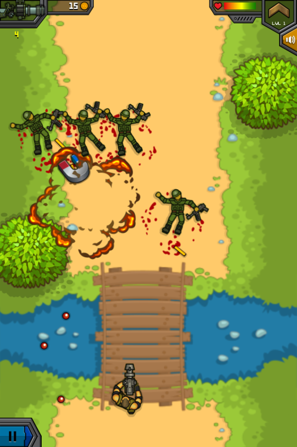 Soldier's Fury Game Play Screenshot.