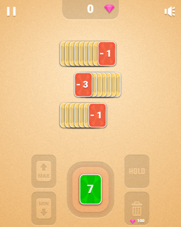 Solitaire 0 21 Game Level Play Screenshot.