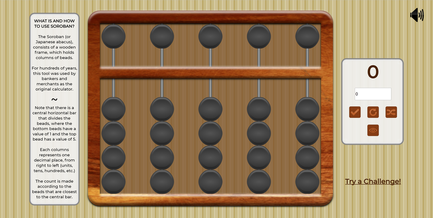 Soroban Game Screenshot.