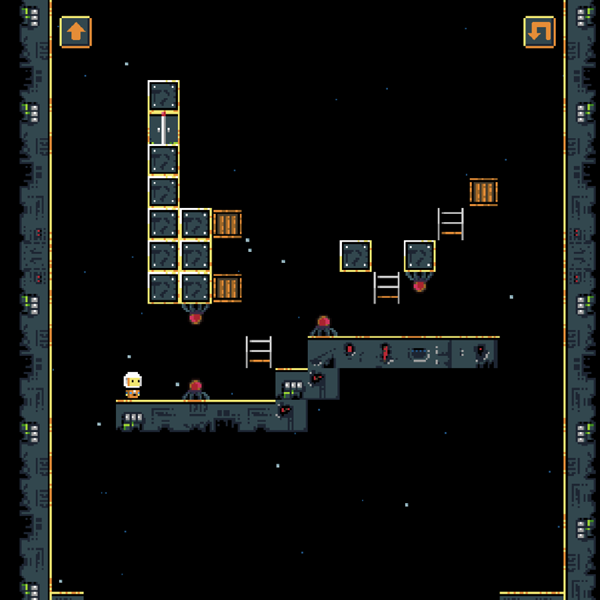 Space Astronaut Puzzle Game Landmines Screenshot.