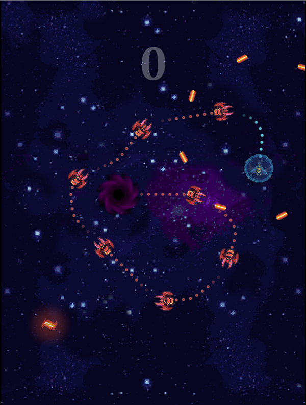 Space Pursuit Game Screenshot.