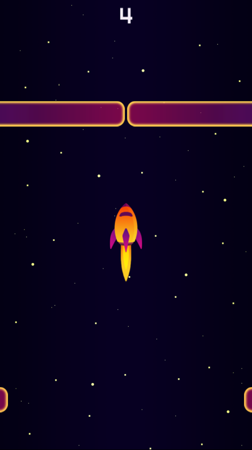 Space Survivor Game Play Screenshot.