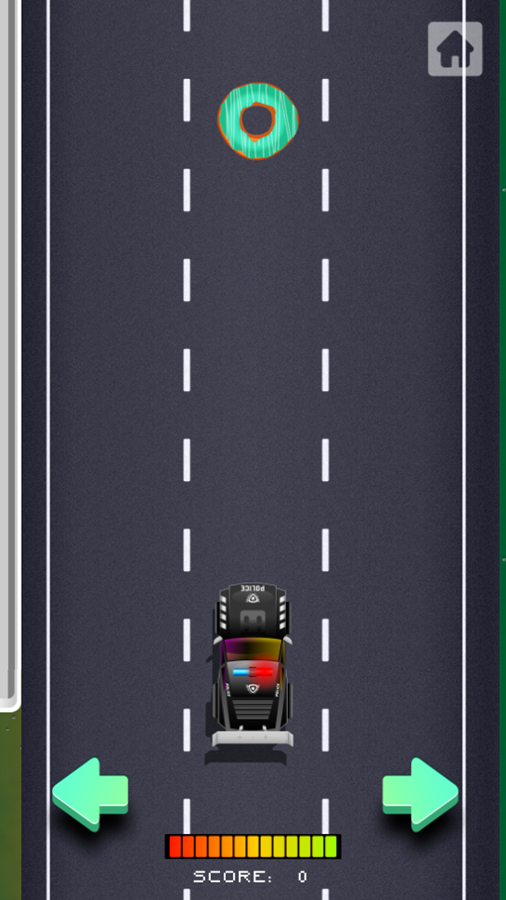 Speed Cops Game Start Screenshot.