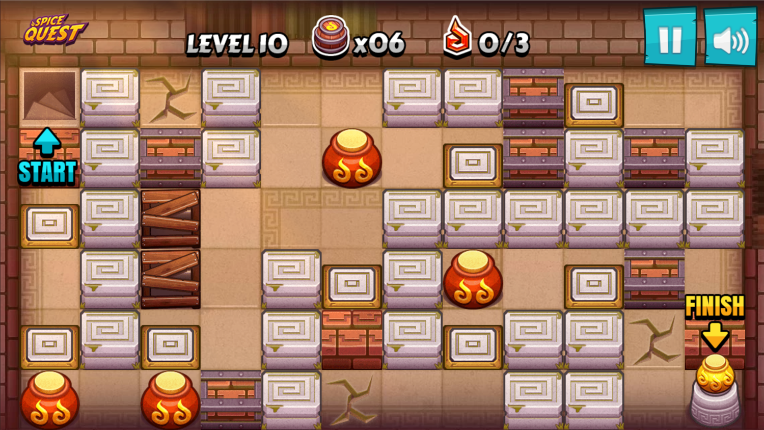 Spice Quest Game Screenshot.
