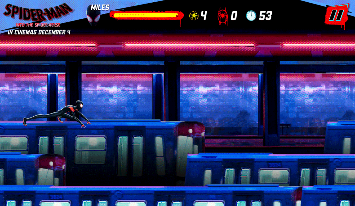Spider Man Masked Missions Game Screenshot.