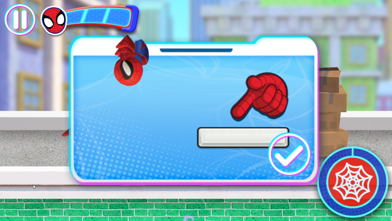 Spider-Man Spidey and His Amazing Friends Swing Into Action Game How To Double Jump Screenshot.