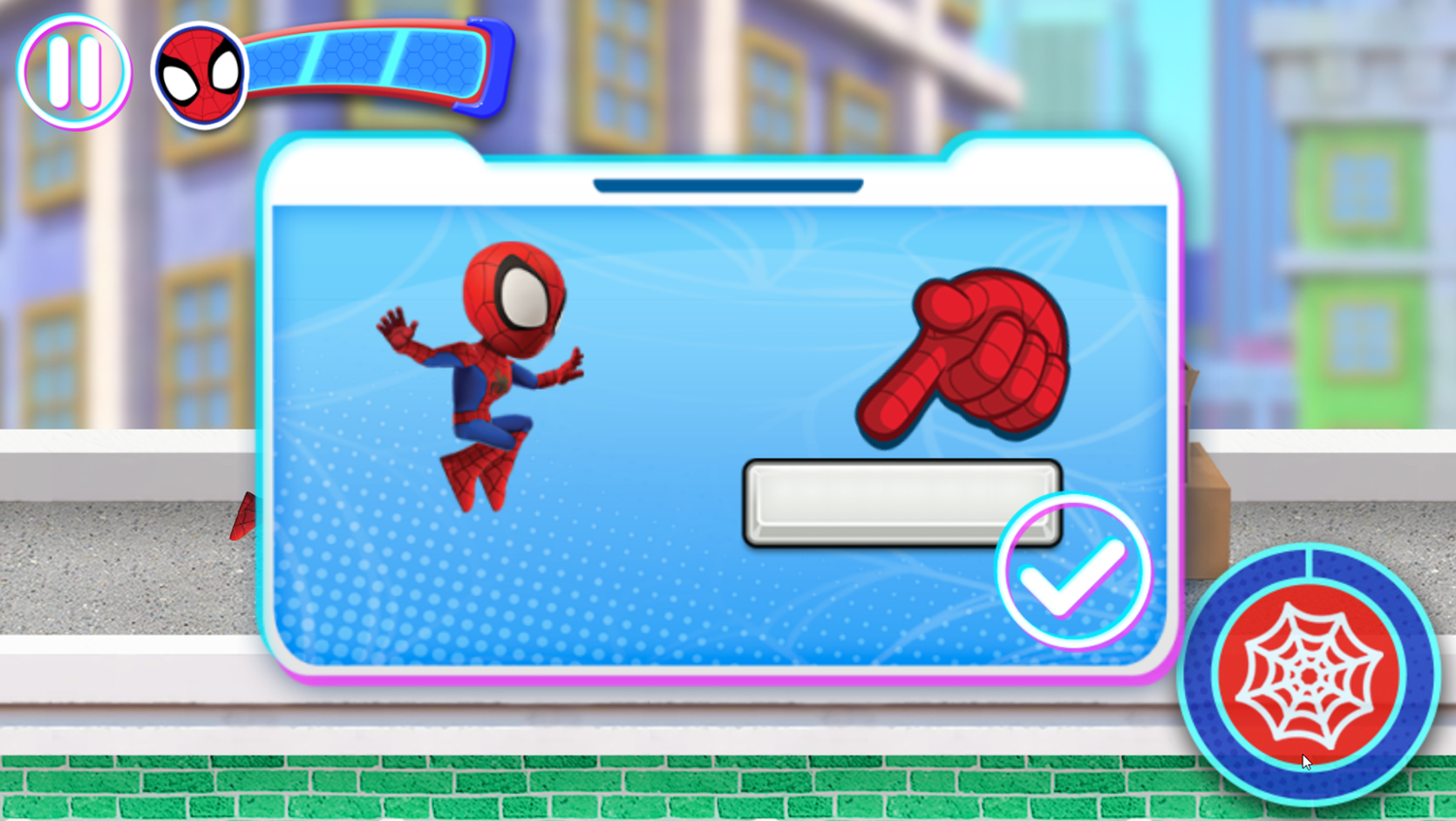 Spider-Man Spidey and His Amazing Friends Swing Into Action Game How To Jump Screenshot.