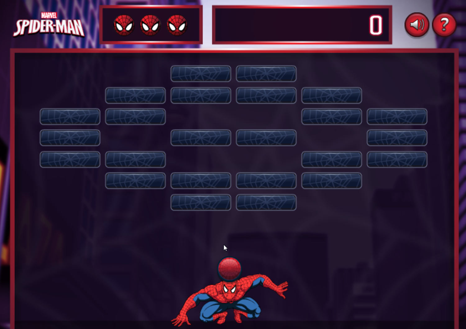 Spider-Man Venom's Vengeance Game Start Screenshot.