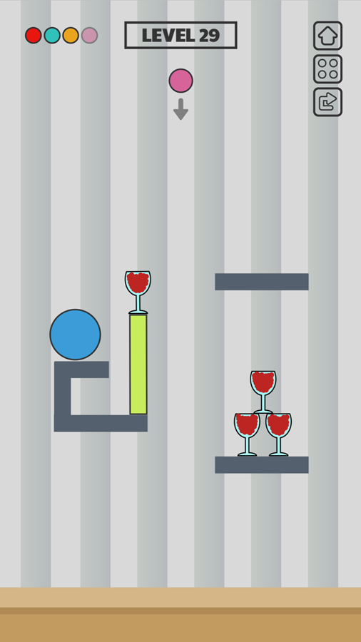 Spill Wine Game Screenshot.