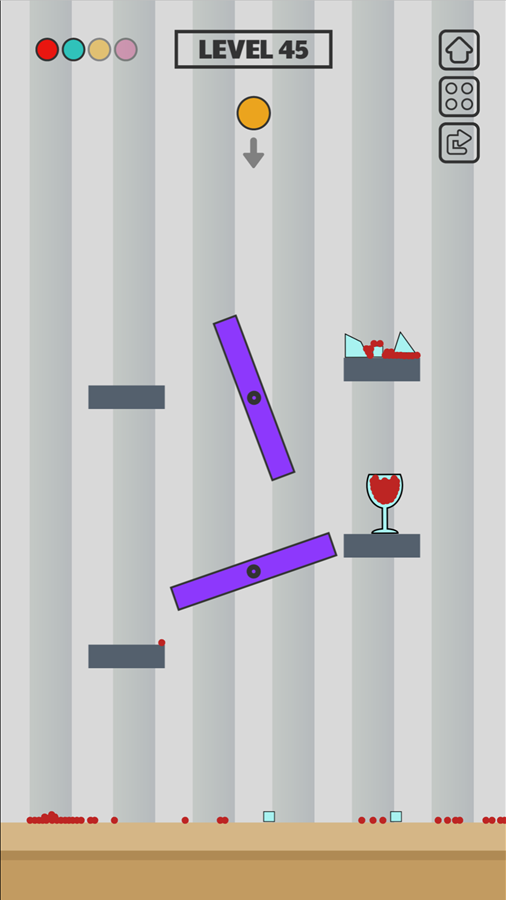Spill Wine Gameplay Screenshot.