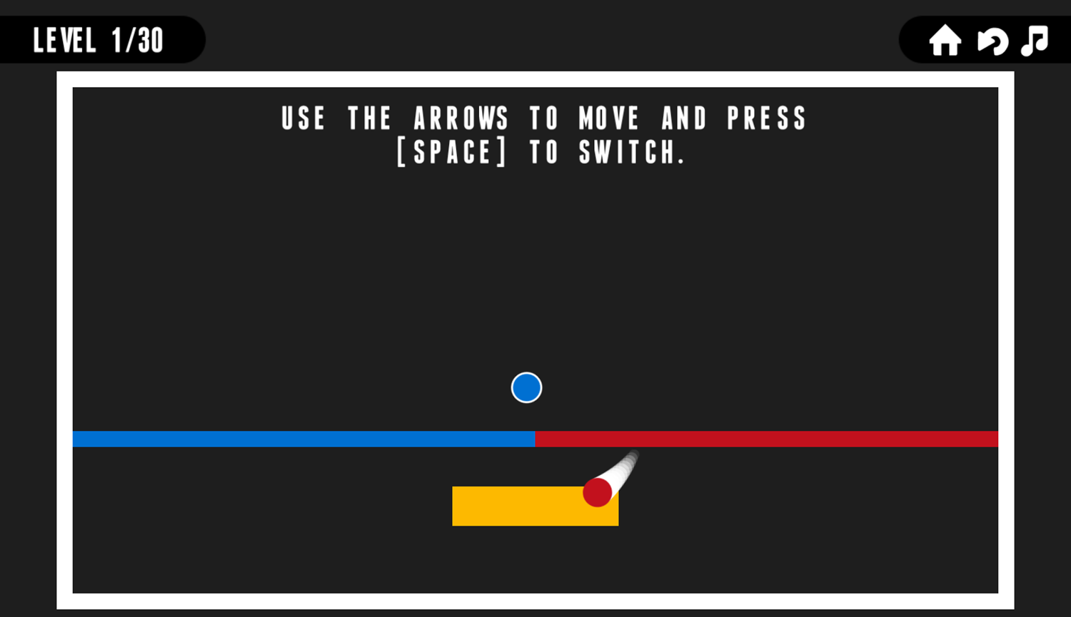 Spin Move Game Level Play Screenshot.