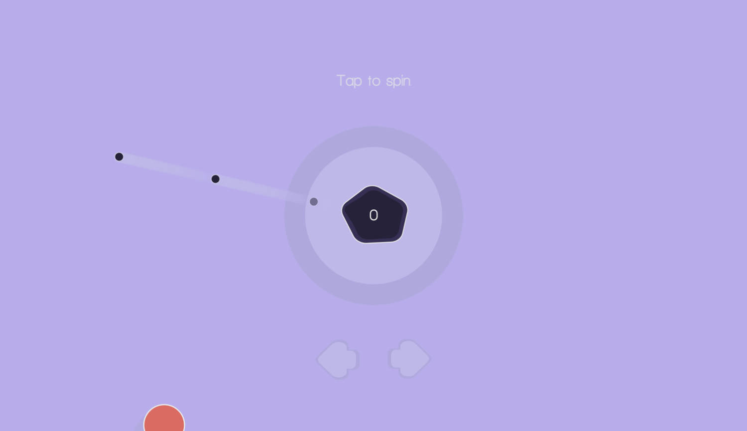 Spin Shooting Game Start Screenshot.