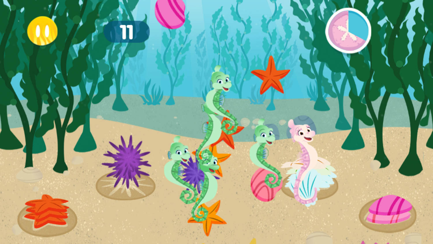 Splash and Bubbles Help Our Kelp Game Play Screenshot.