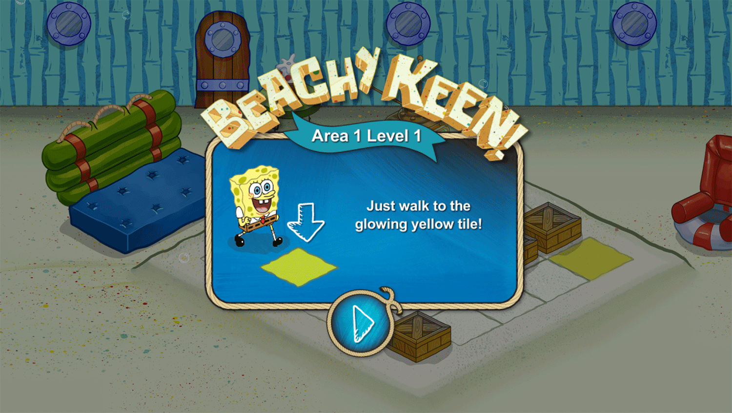 Spongebob Squarepants Beachy Keen Instructions Screenshots.