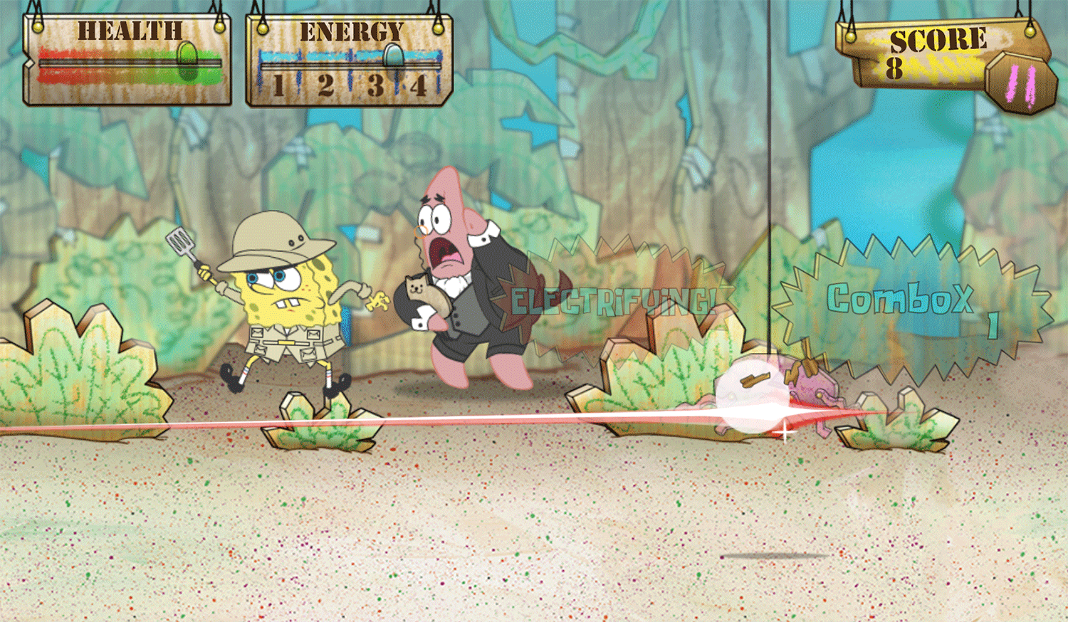 Spongebob Squarepants Card Bored Game Screenshots.