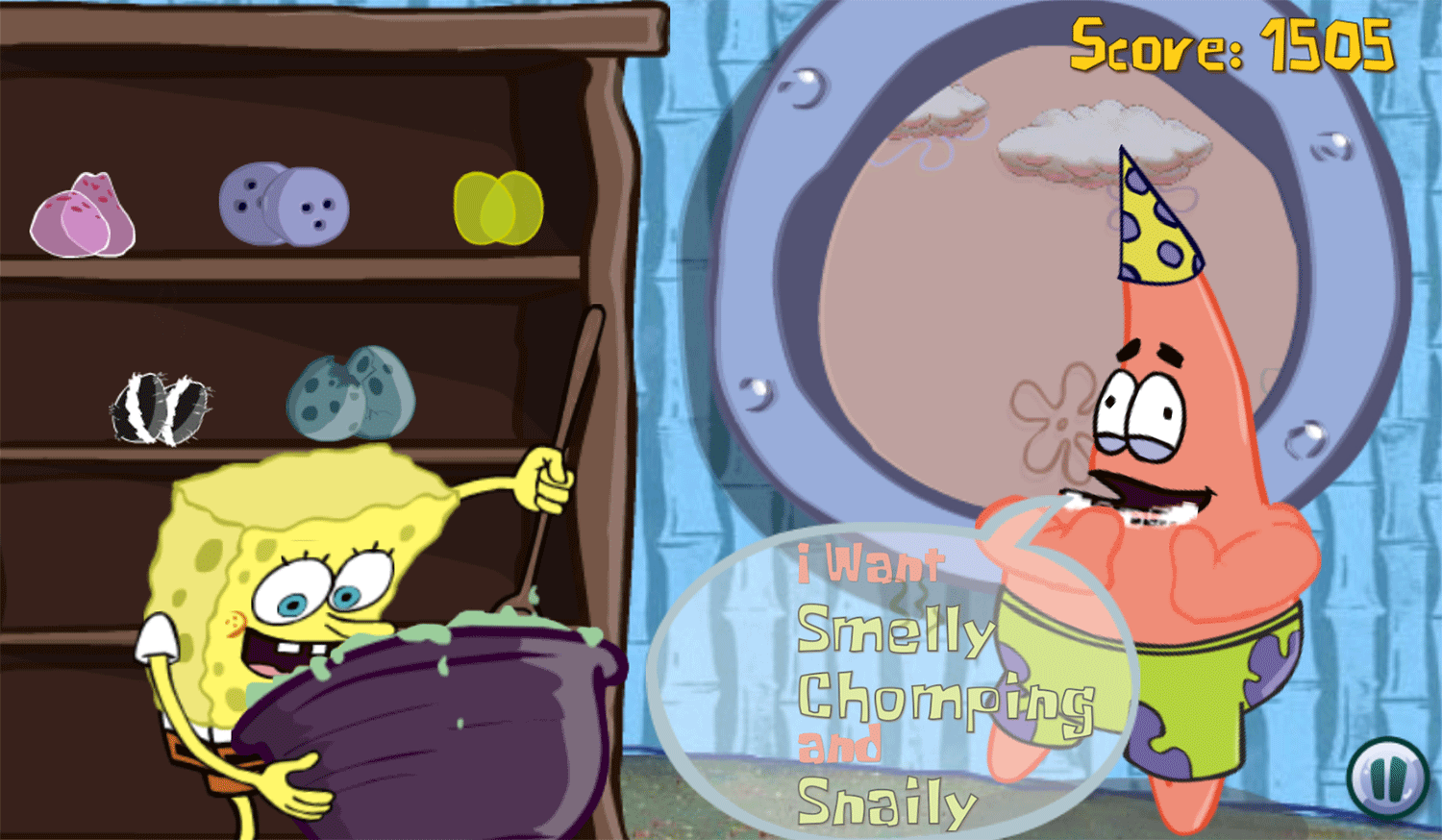 Spongebob Squarepants Tasty Pastry Party Game Screenshot.