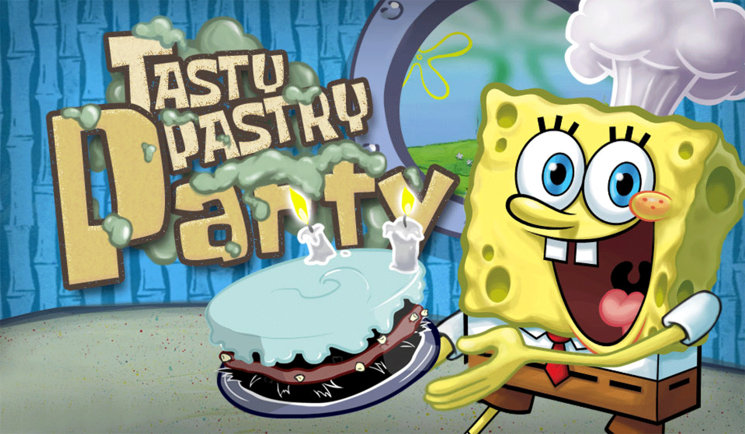 Spongebob Squarepants Tasty Pastry Party Welcome Screen Screenshot.