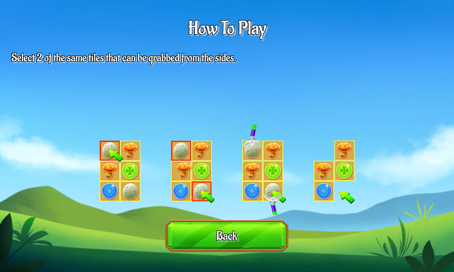 Spring Grabbers Game How To Play Screenshot.