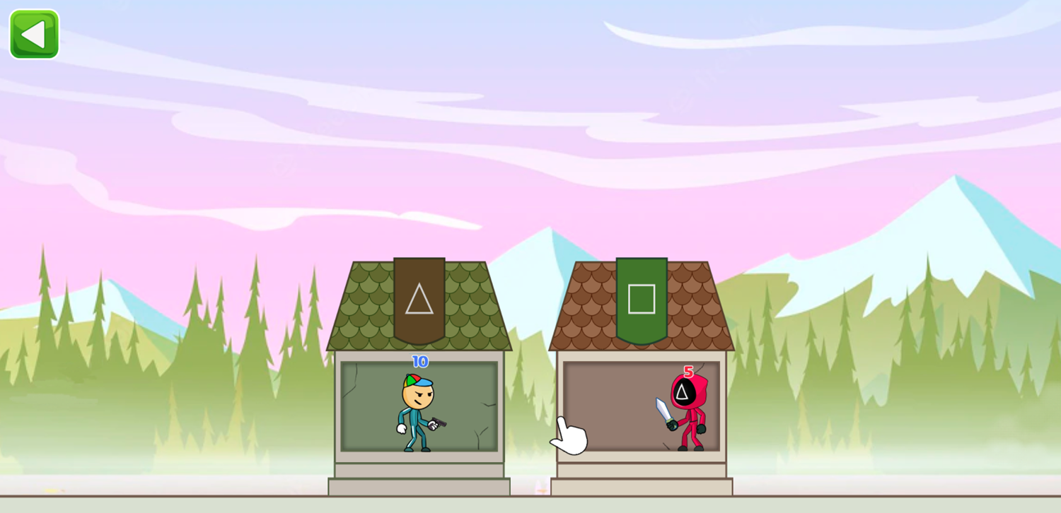Squad Tower Game First Level Screenshot.
