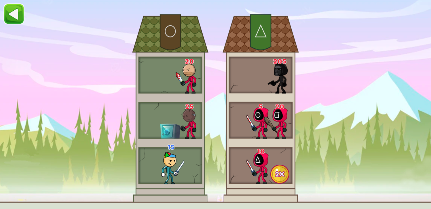Squad Tower Game Screenshot.