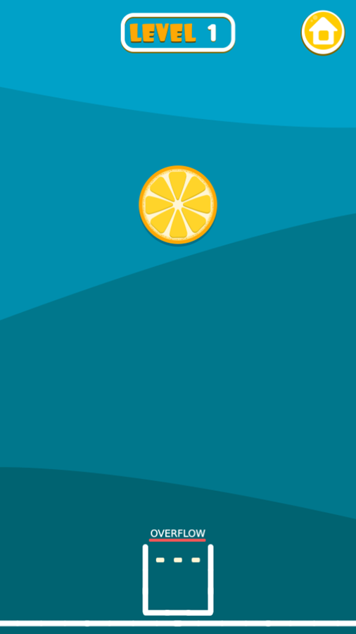 Squeeze Oranges Game Start Screenshot.