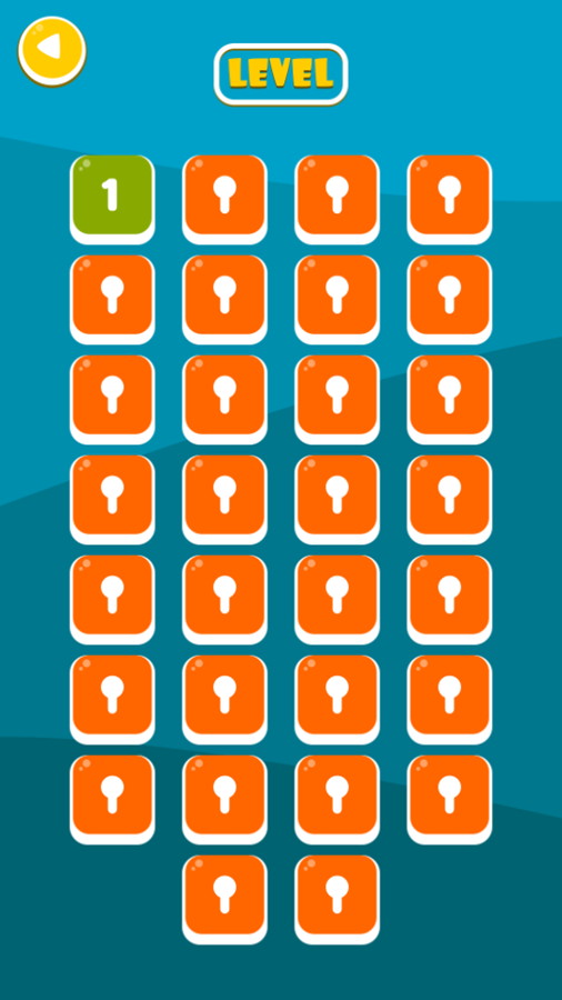 Squeeze Oranges Game Level Select Screenshot.