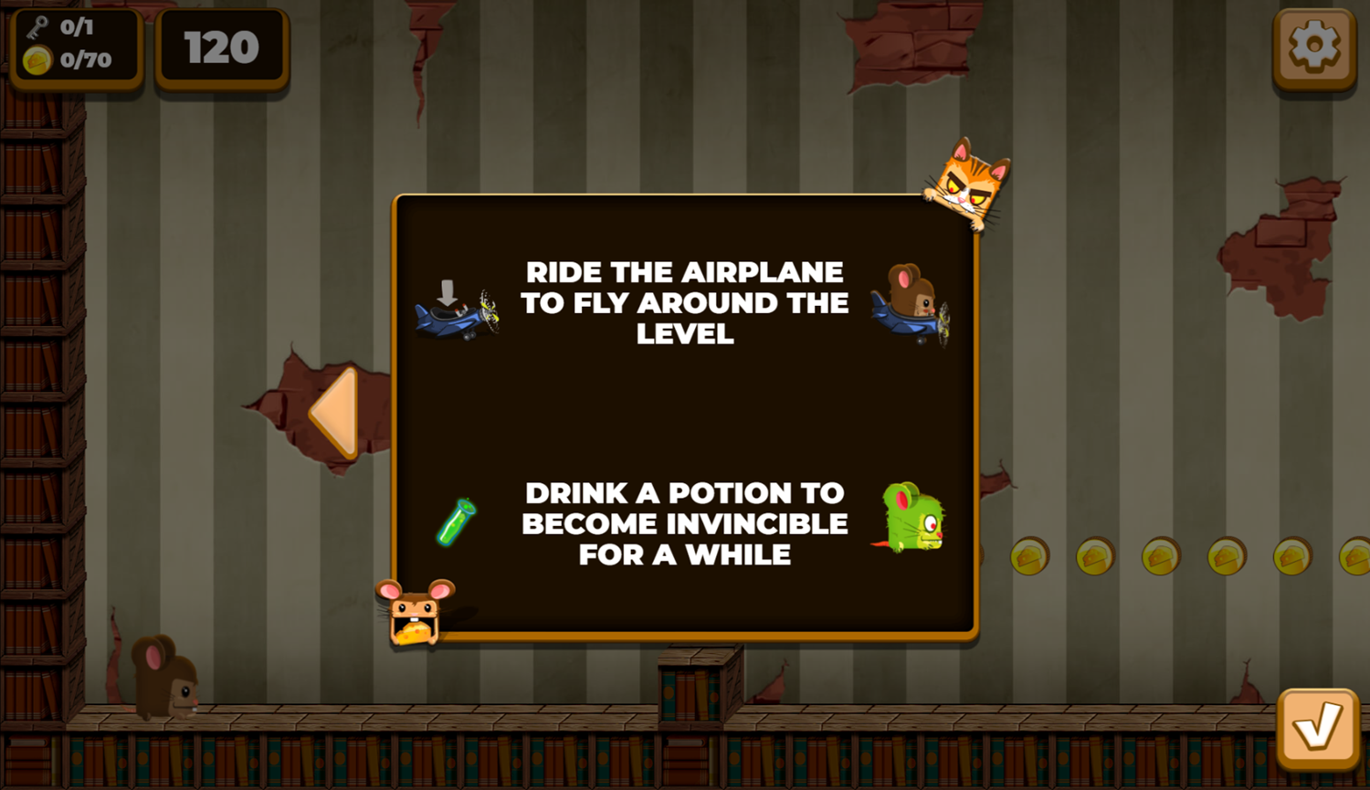 Squicky Game Play Tips Screenshot.