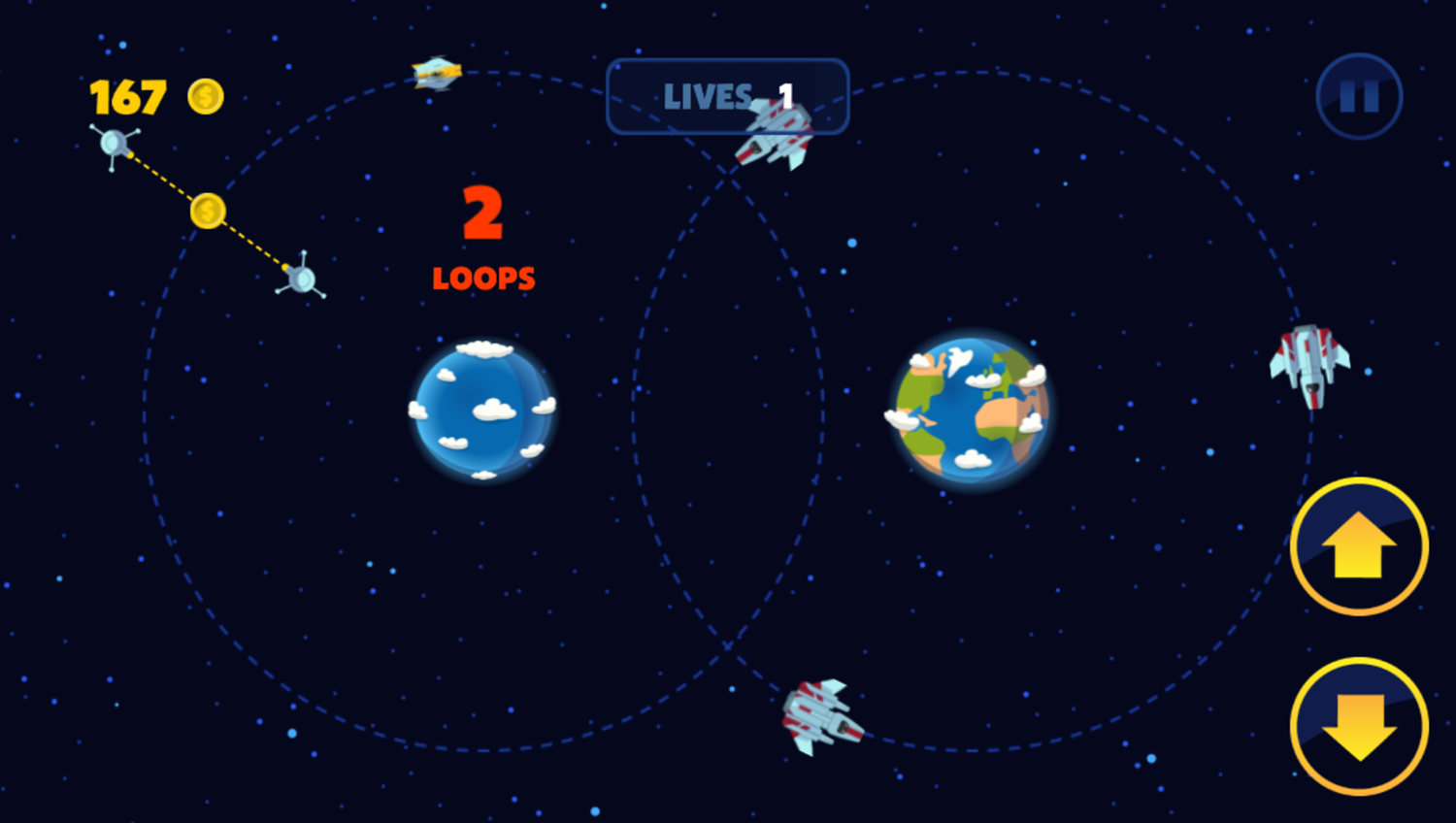 Star Battles Game Play Screenshot.