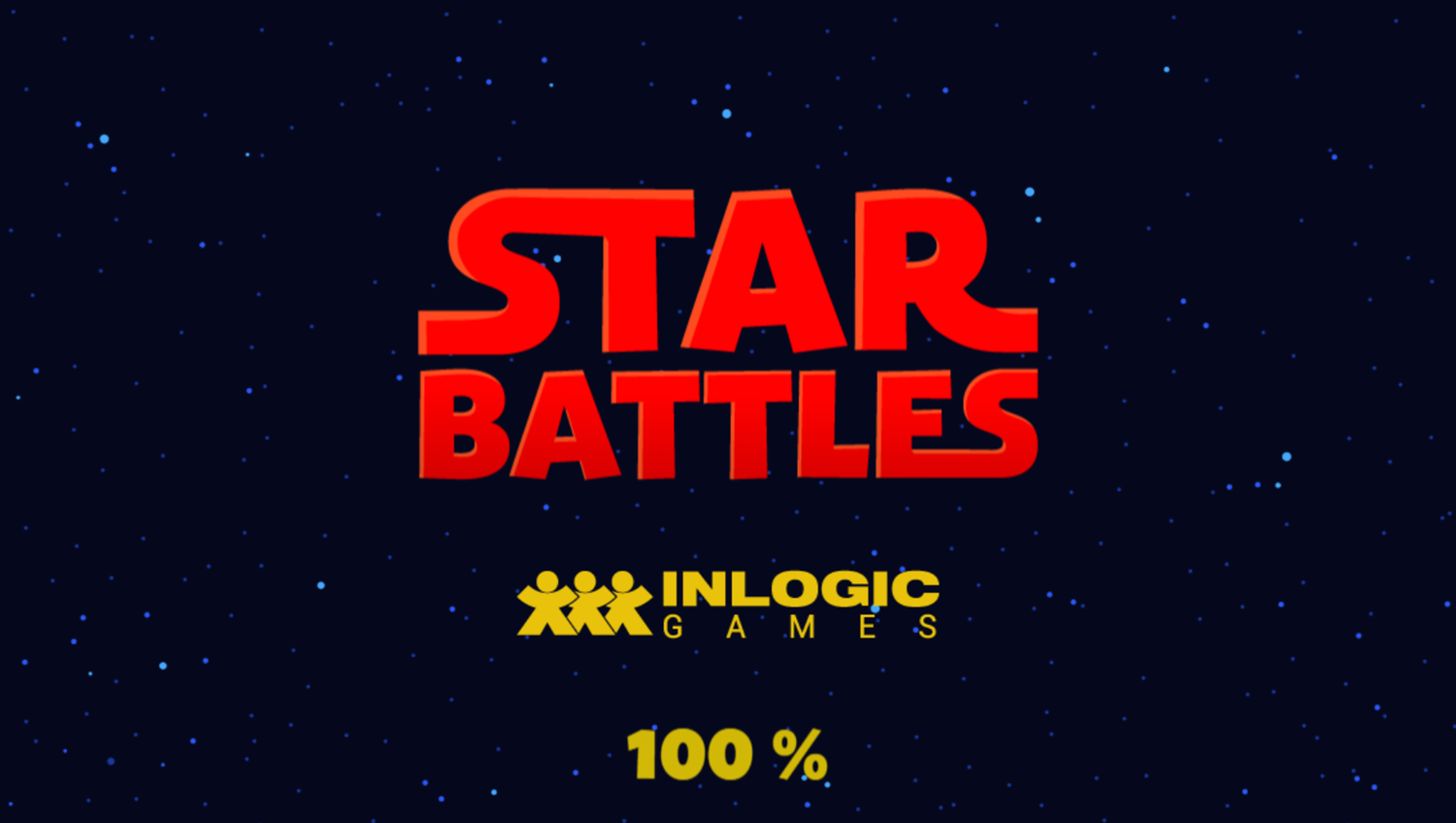 Star Battles Game Welcome Screen Screenshot.