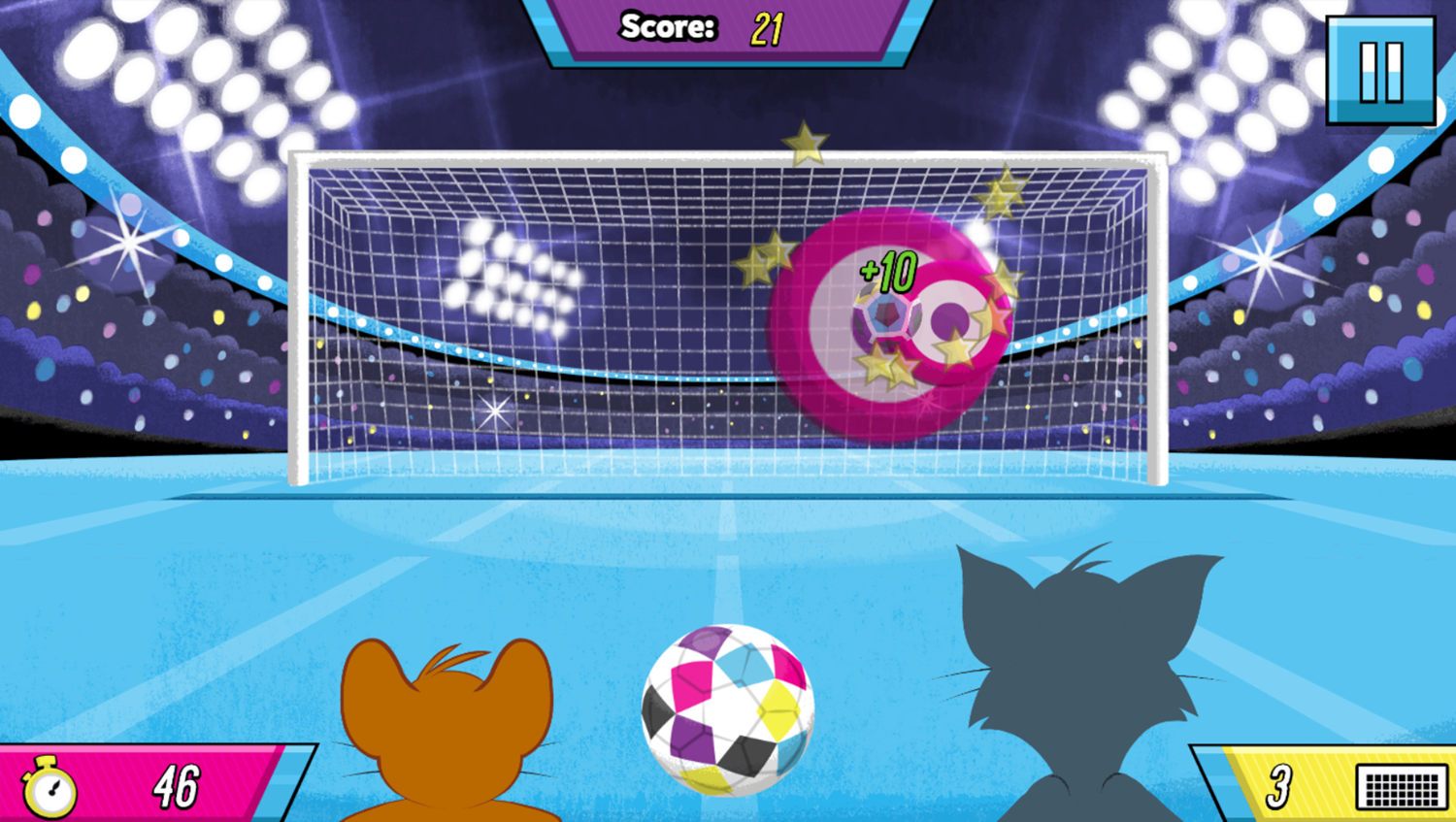 Star Striker Game Play Screenshot.