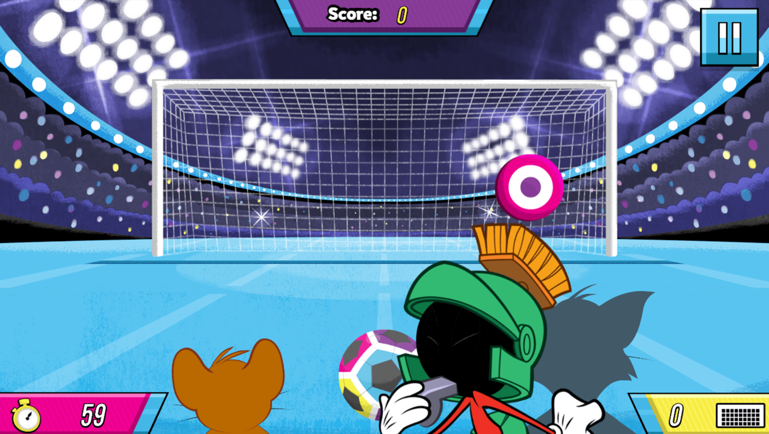 Star Striker Game Start Screenshot.