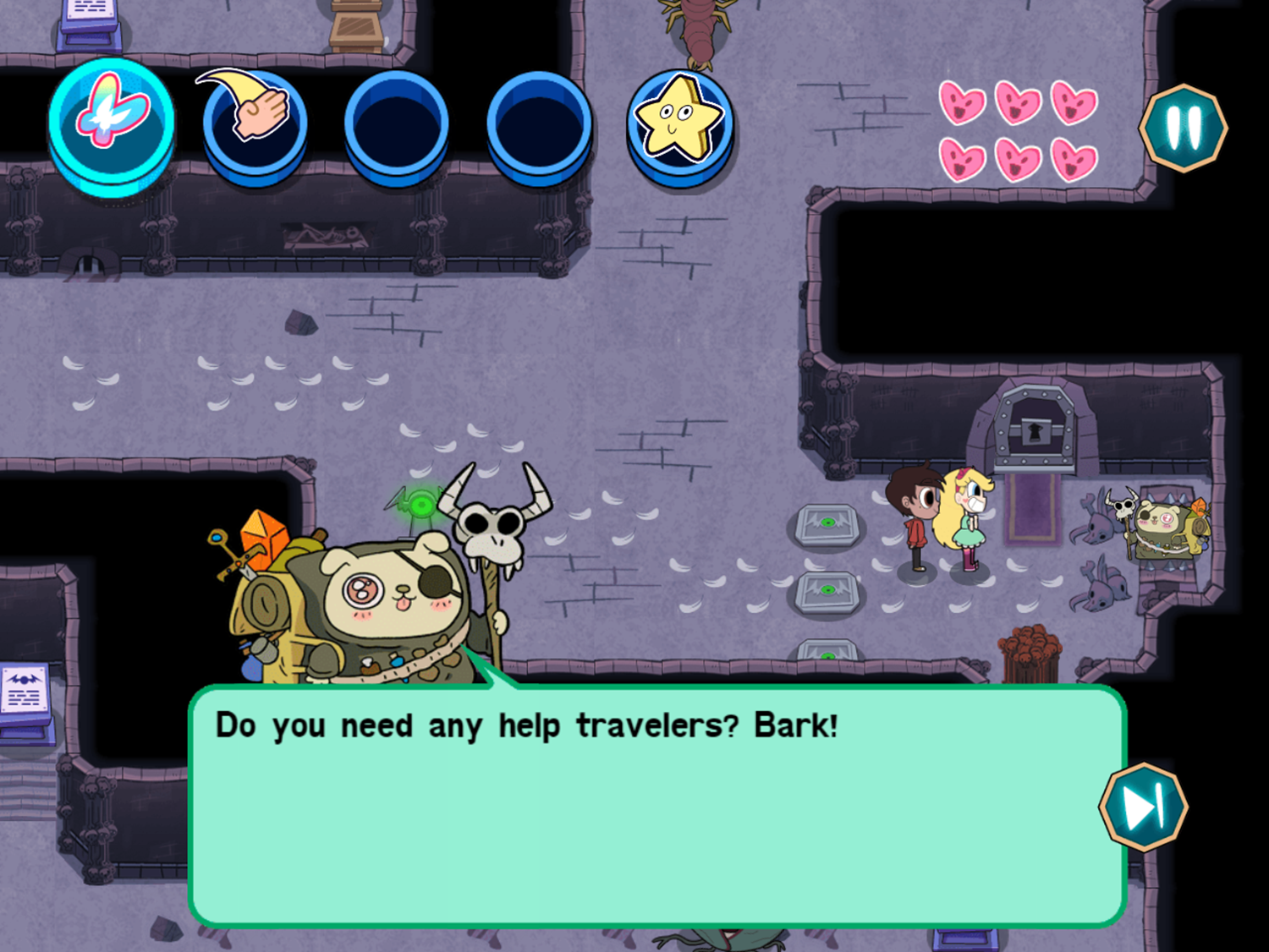 Star vs the Dungeon of Evil Game New Quest Screenshot.
