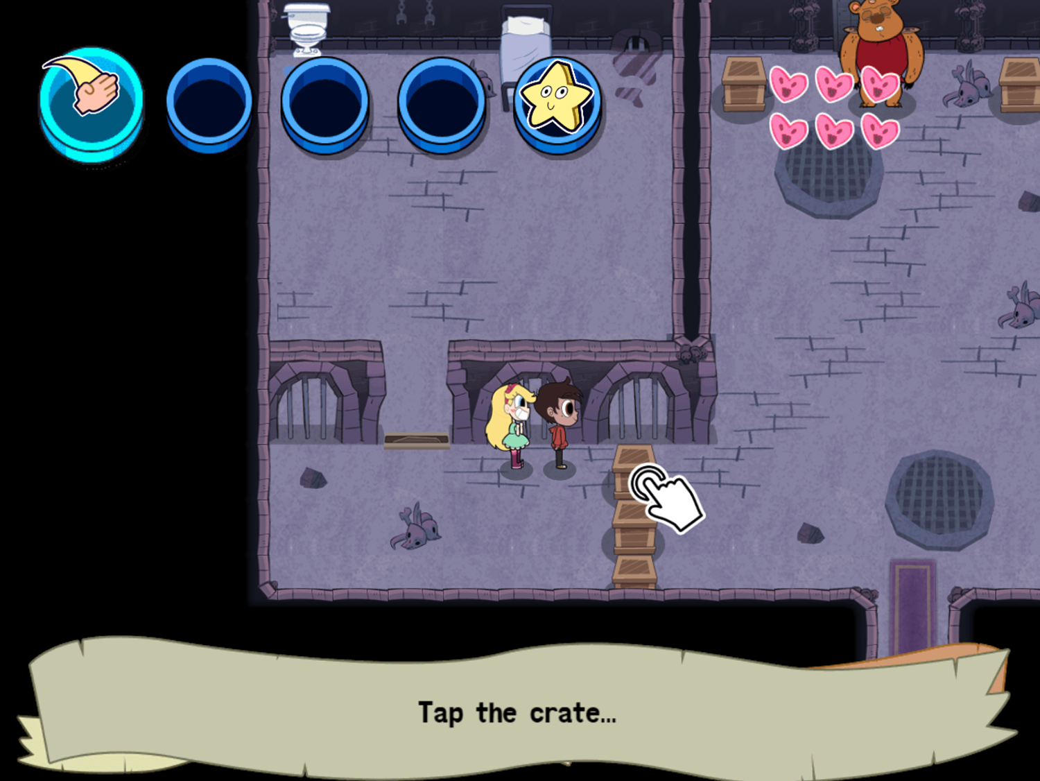 Star vs the Dungeon of Evil Game Use Karate Chop Screenshot.
