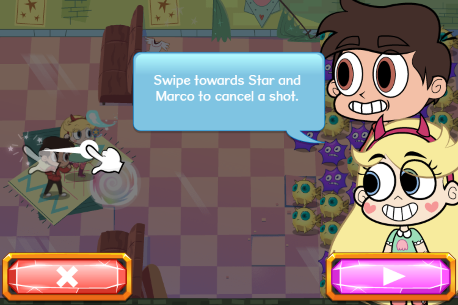 Star vs the Forces of Evil Creature Capture Game Extra Tips Screenshot.