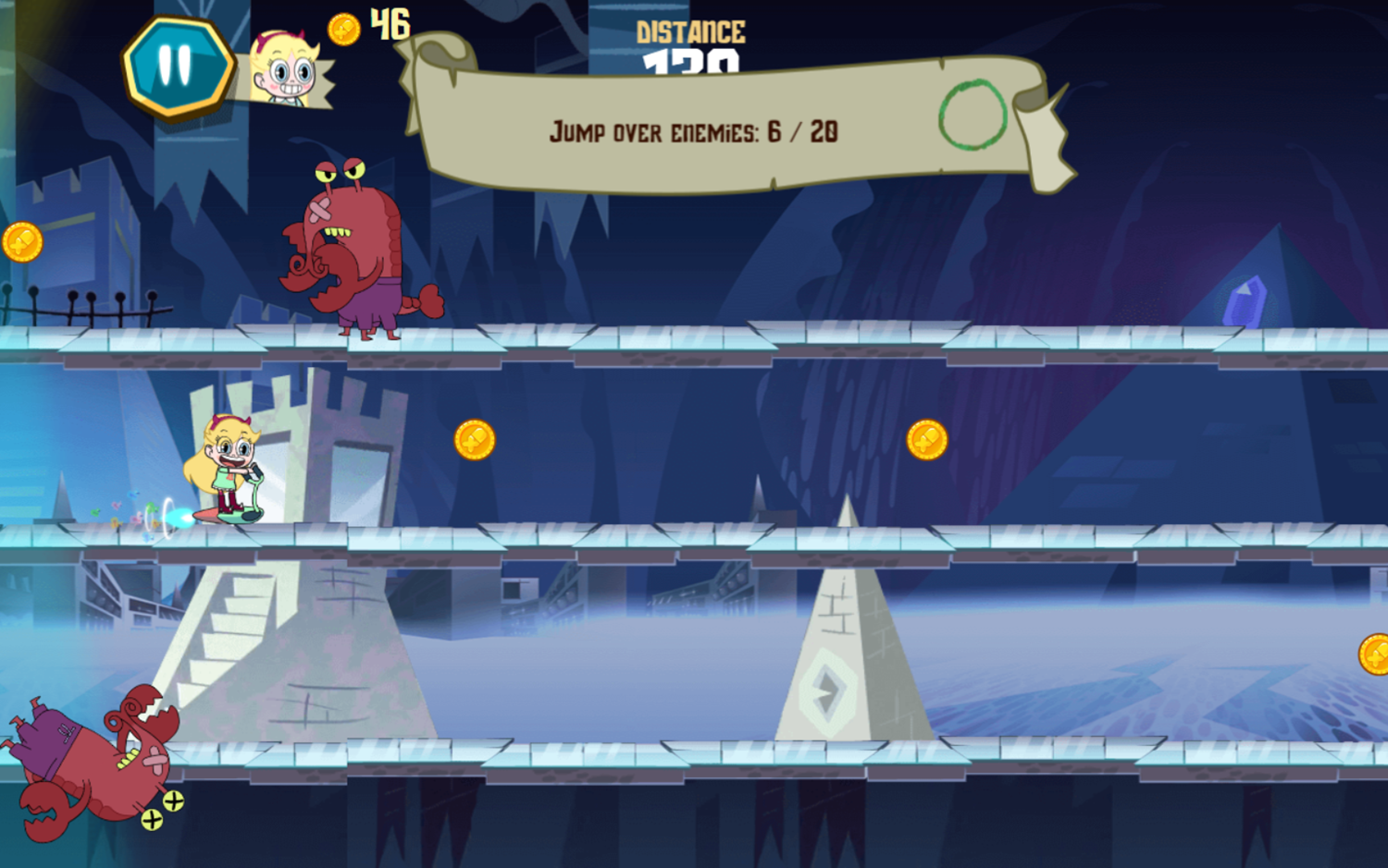 Star vs the Forces of Evil Quest Buy Rush Game Play Screenshot.
