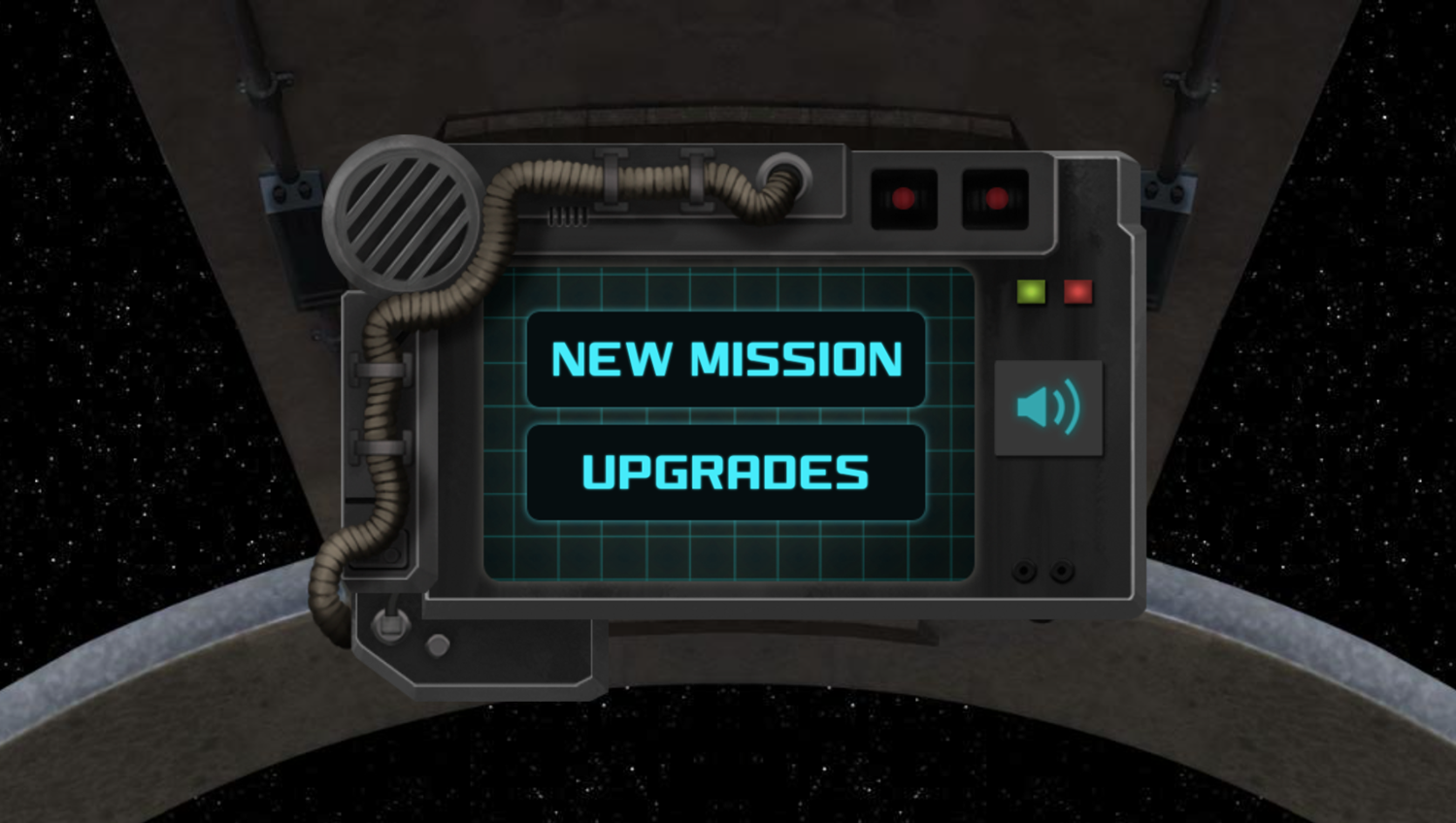 Star Wars Rebels Chopper Chase Game Main Menu Screenshot.