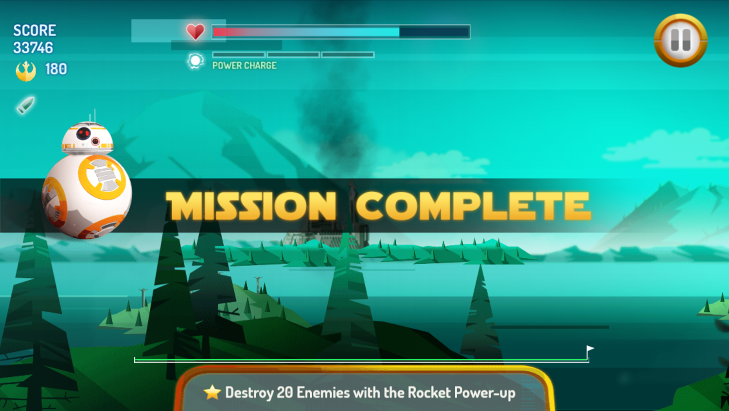 Star Wars X Wing Fighter Mission Complete Screenshot.