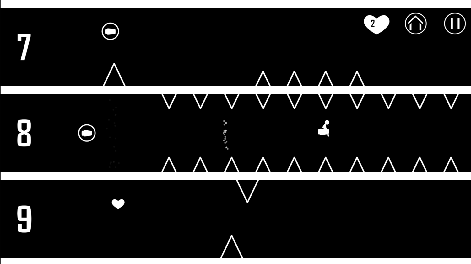 Stick Runner Game Play Screenshot.