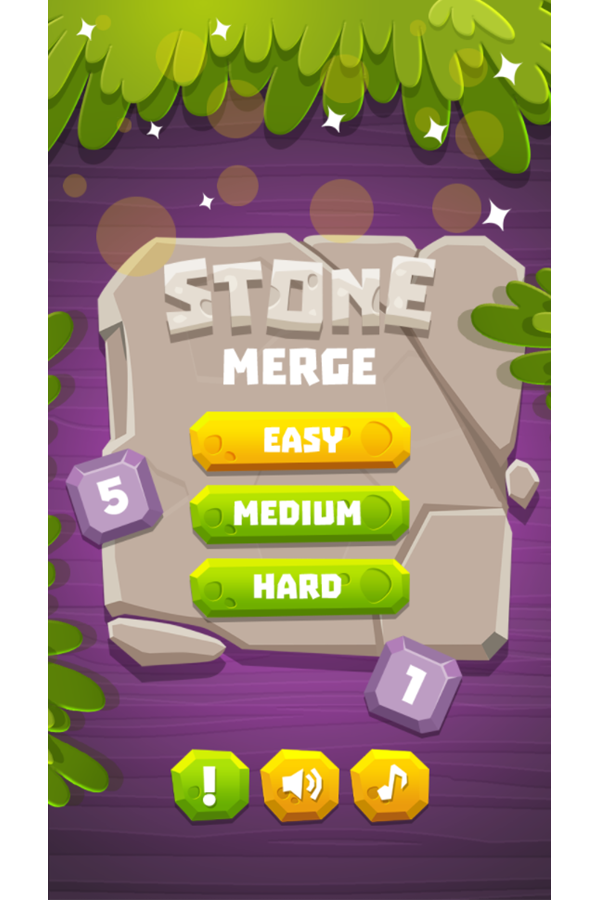 Stone Merge Game Mode Screenshot.
