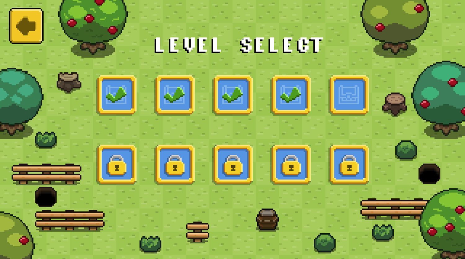 Stone Smacker Level Select Screen Screenshot.