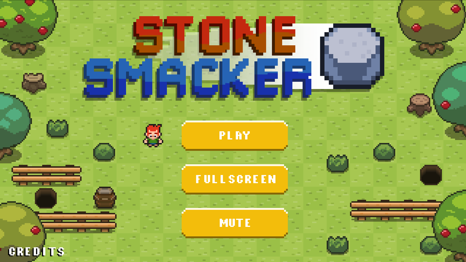 Stone Smacker Welcome Screen Screenshot.