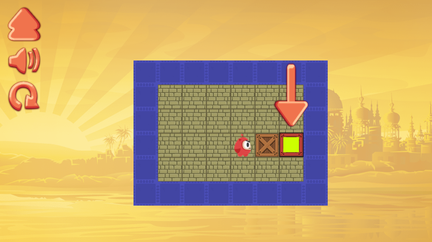 Storage Storage Game Level Play Screenshot.