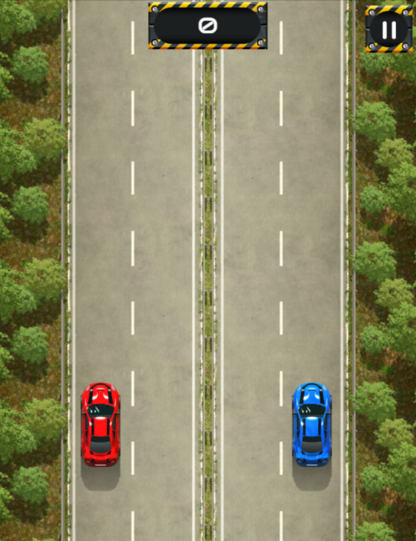 Street Driver Game Start Screenshot.