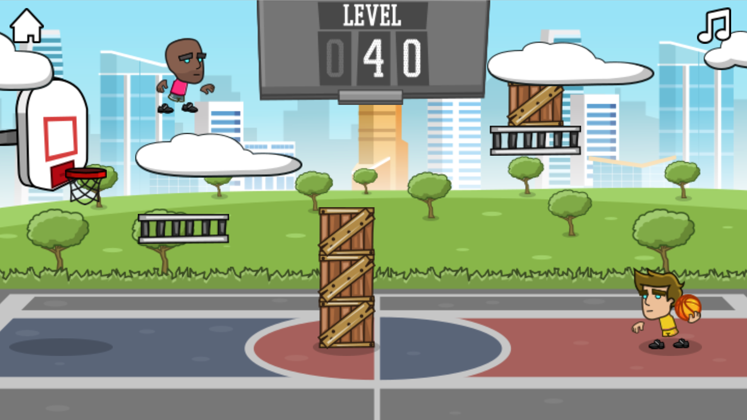 Street Dunk Game Training Screenshot.