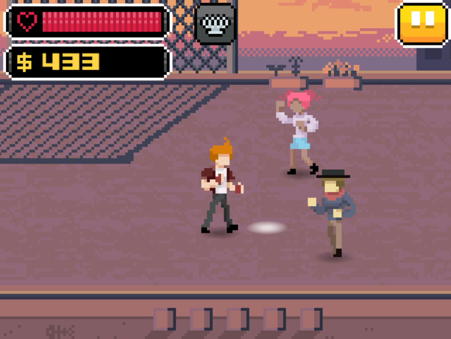 Street Fight Game Sunset Avenue Screenshot.