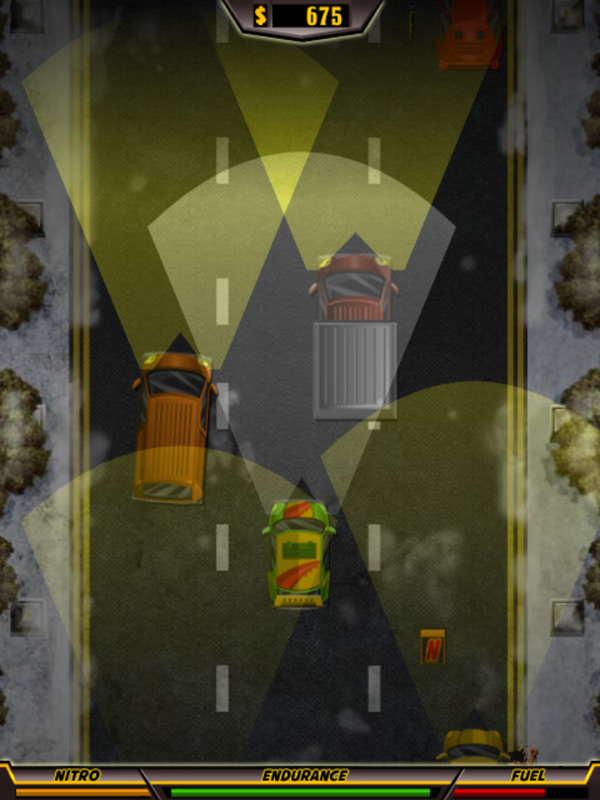 Street Racing Mania Game Level Play Screenshot.