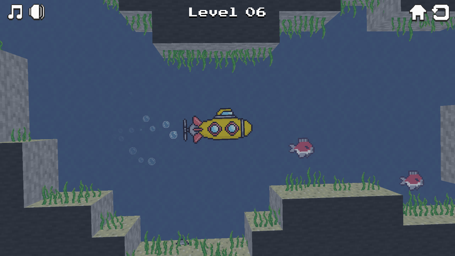 Submerged Escape Game Red Fish Screenshot.