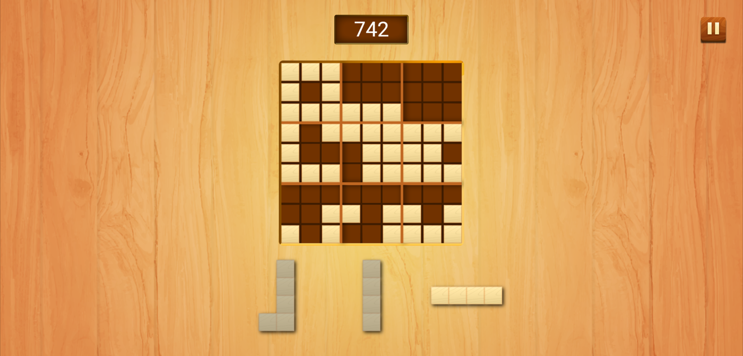 Sudoku Blocks Gameplay Screenshot.