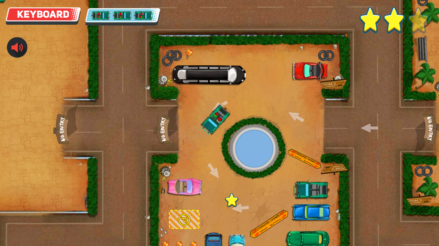 Summer Beach Parking Game Next Level Screenshot.