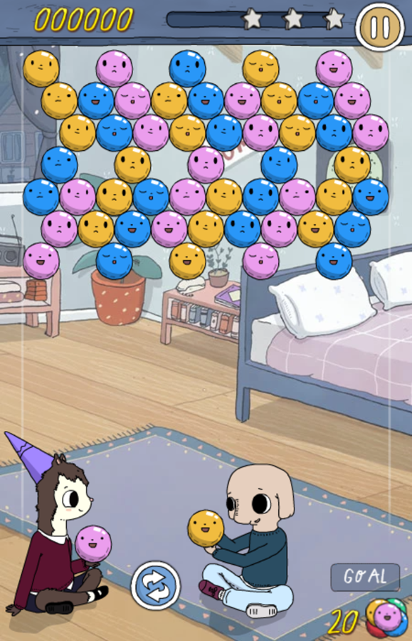 Summer Camp Island Bubble Trouble Game Start Screenshot.
